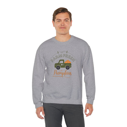 Farm Fresh Pumpkins Vintage Truck Crewneck