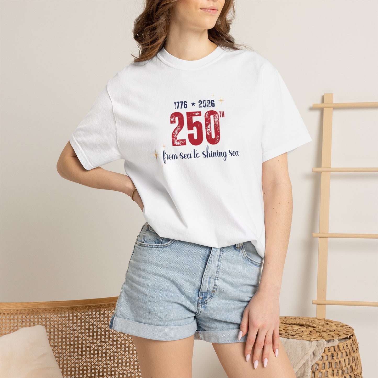 250th Anniversary Tee — "From Sea to Shining Sea" 1776-2026 Celebration T-Shirt