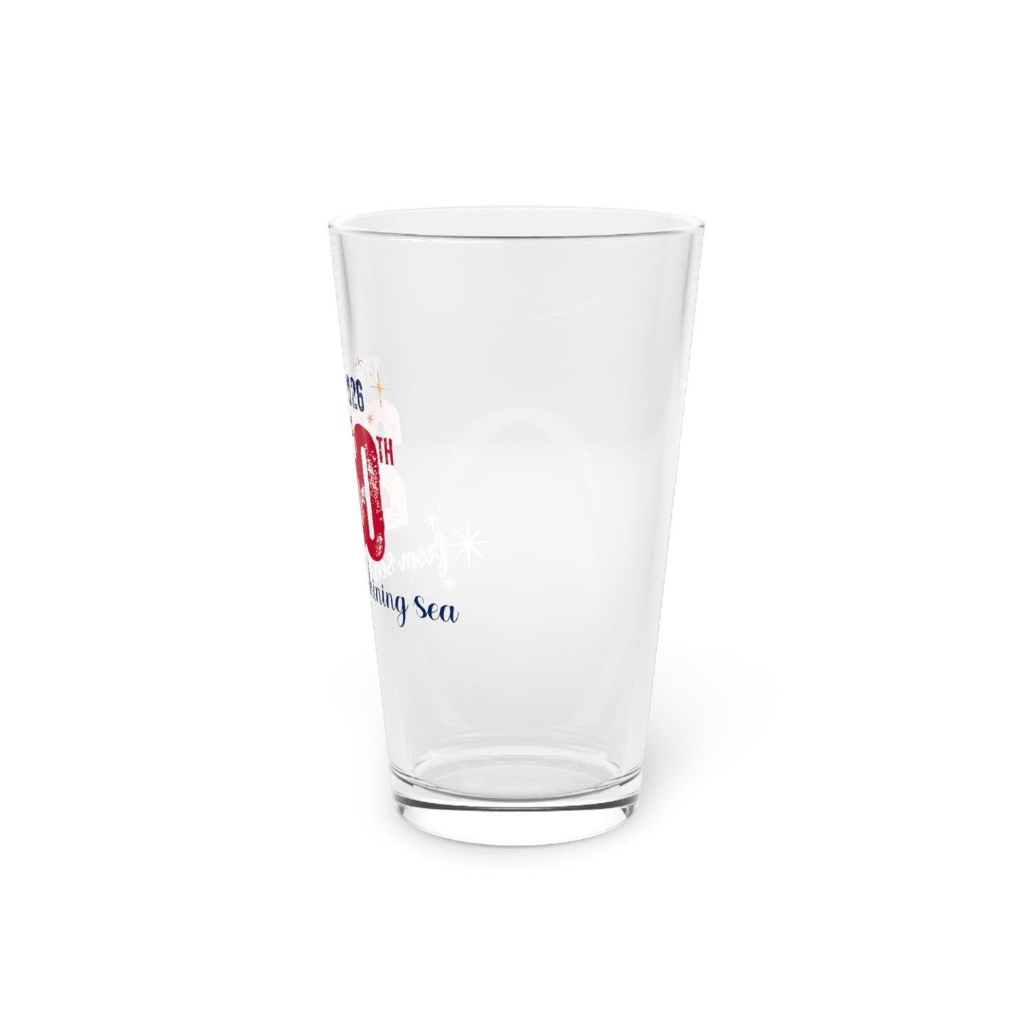 250th Anniversary Pint Glass – 'From Sea to Shining Sea' 1776–2026 Commemorative Beer Glass