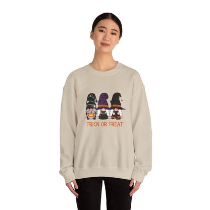 Trick or Treat Gnomes Crewneck Sweatshirt