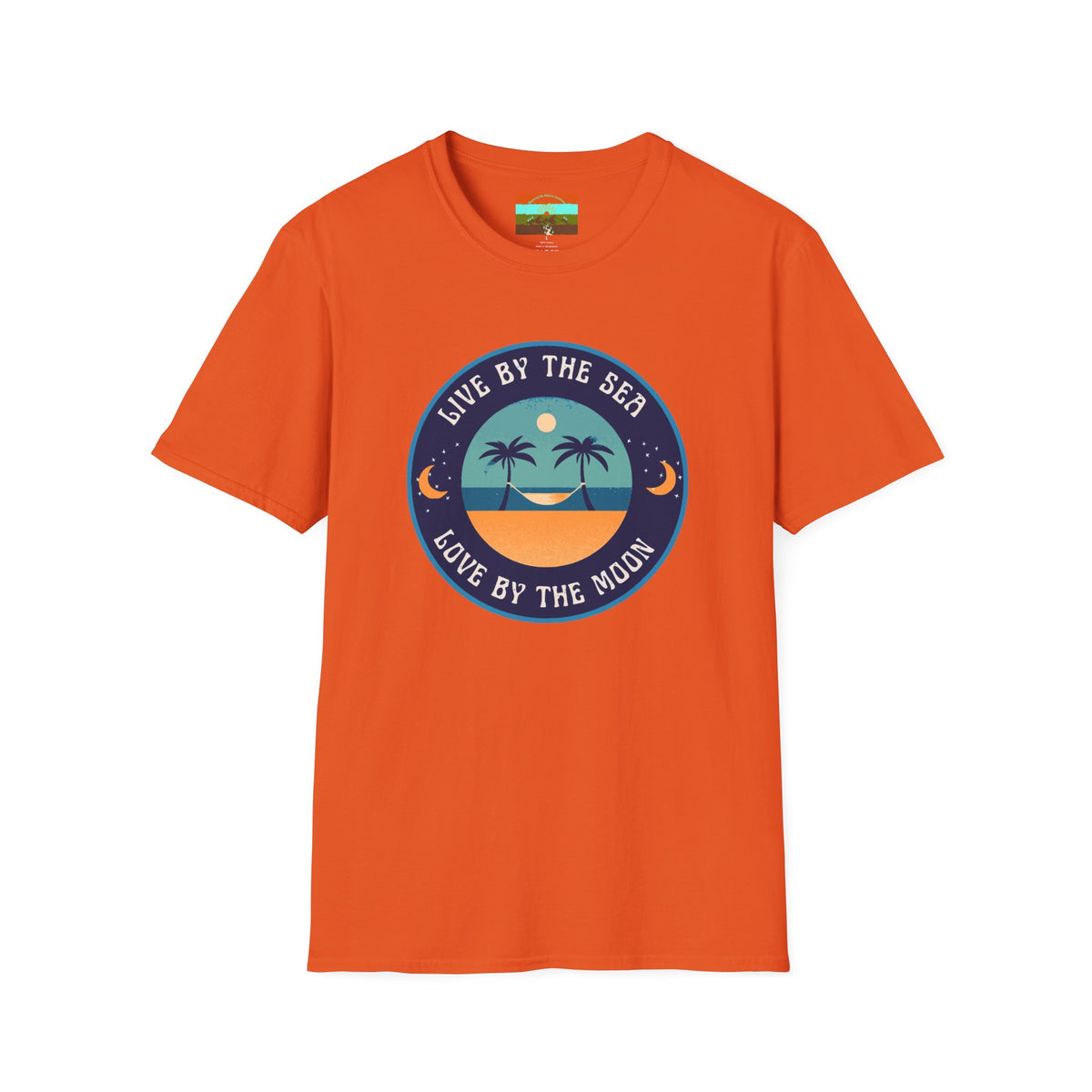 Live By The Sea Love By The Moon | Unisex Soft-style T-Shirt