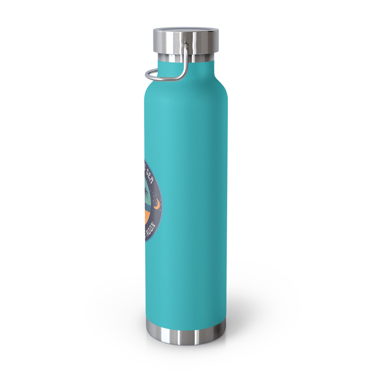 Live By The Sea Love By The Moon | 22oz Copper Insulated Bottle