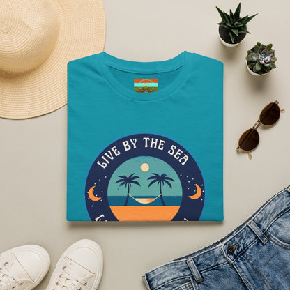 Live By The Sea Love By The Moon | Unisex Soft-style T-Shirt