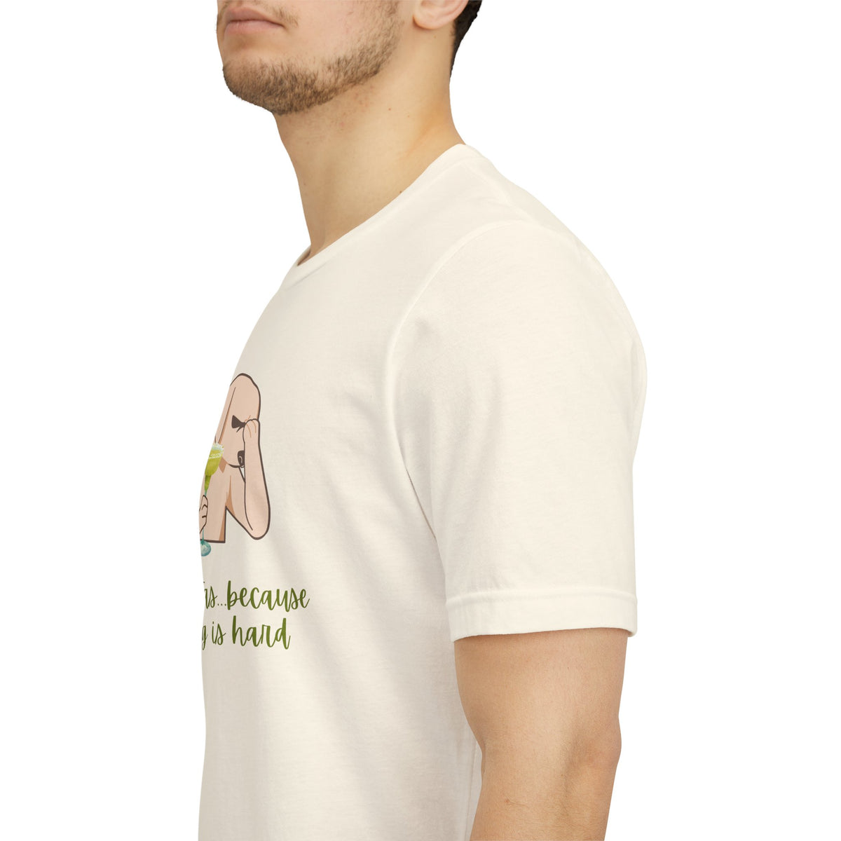 Margaritas...Because Adulting Is Hard | Unisex Jersey T-Shirt