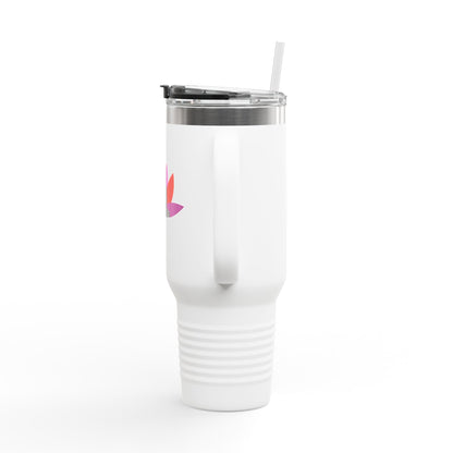 Buddha Lotus 40 oz Insulated Travel Tumbler | Tropical | Meditation & Yoga Drinkware