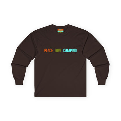 Peace Love Camping Ultra Cotton Long Sleeve Tee