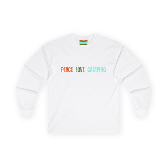 Peace Love Camping Ultra Cotton Long Sleeve Tee
