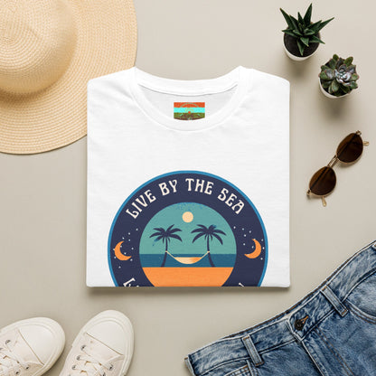 Live By The Sea Love By The Moon | Unisex Soft-style T-Shirt