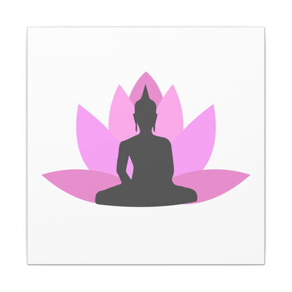 Buddha Lotus Canvas Print | Earth | Meditation & Yoga Wall Art