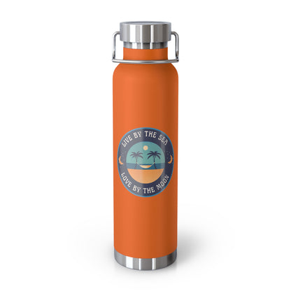 Live By The Sea Love By The Moon | 22oz Copper Insulated Bottle