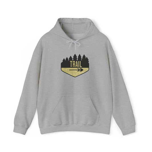 Wooden Hiking Trail Sign Hoodie