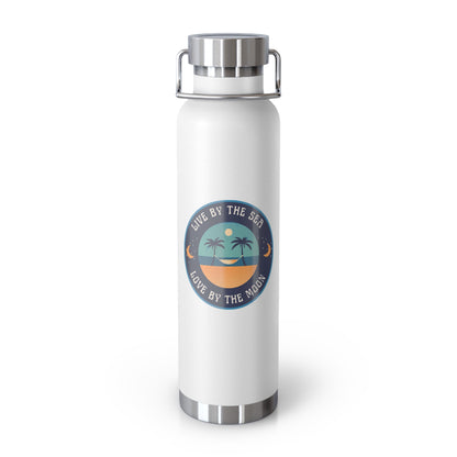 Live By The Sea Love By The Moon | 22oz Copper Insulated Bottle