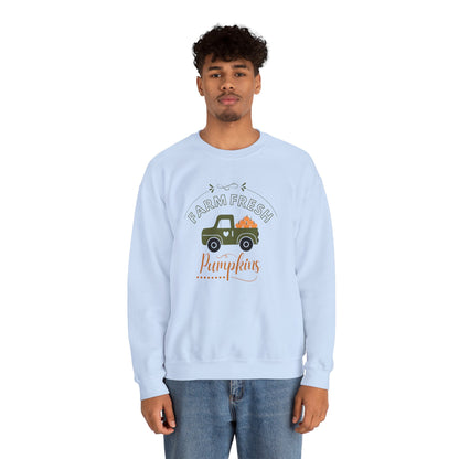 Farm Fresh Pumpkins Vintage Truck Crewneck