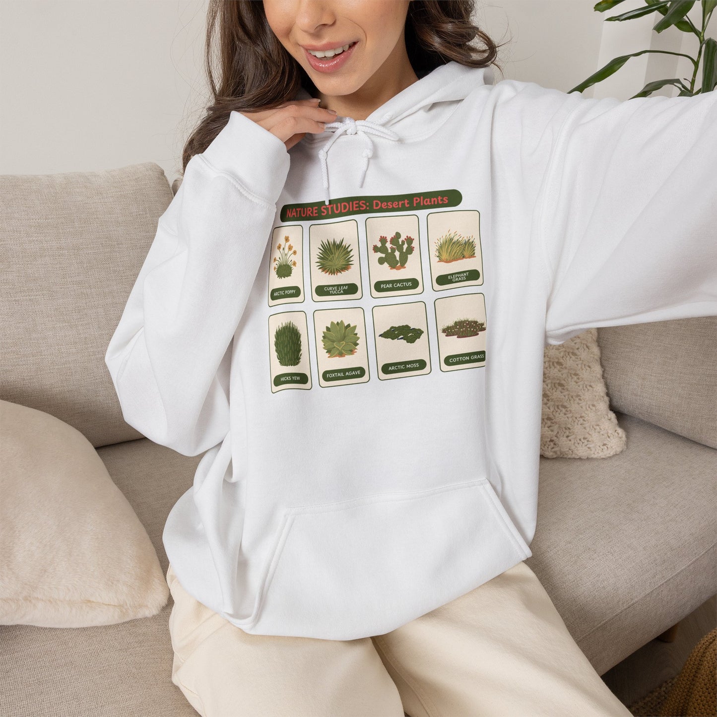 Nature Studies: Desert Plants Hoodie