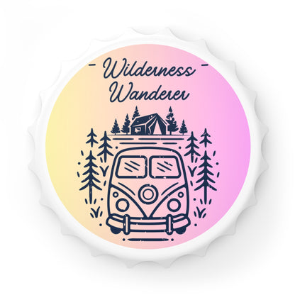 Wilderness Wanderer Bottle Opener Magnet