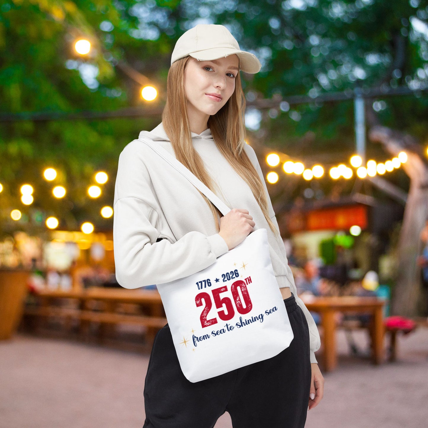250th Anniversary Tote Bag — "1776 • 2026 From Sea to Shining Sea" Patriotic Tote