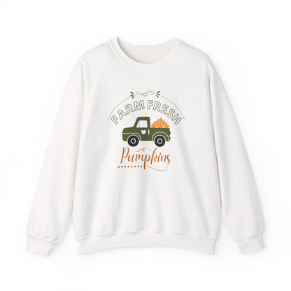 Farm Fresh Pumpkins Vintage Truck Crewneck