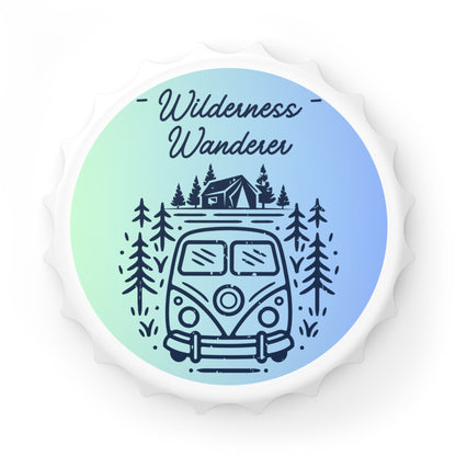 Wilderness Wanderer Bottle Opener Magnet