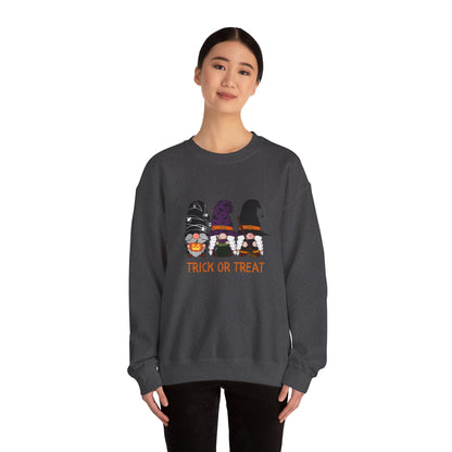 Trick or Treat Gnomes Crewneck Sweatshirt