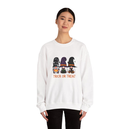 Trick or Treat Gnomes Crewneck Sweatshirt