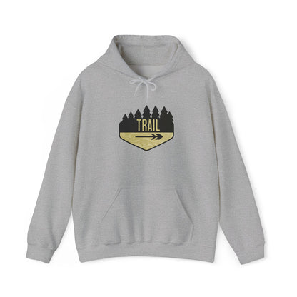 Wooden Hiking Trail Sign Hoodie
