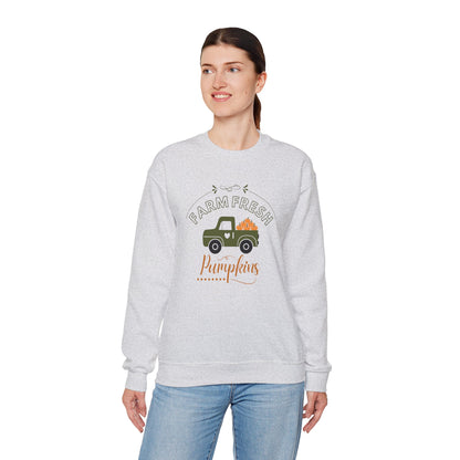 Farm Fresh Pumpkins Vintage Truck Crewneck