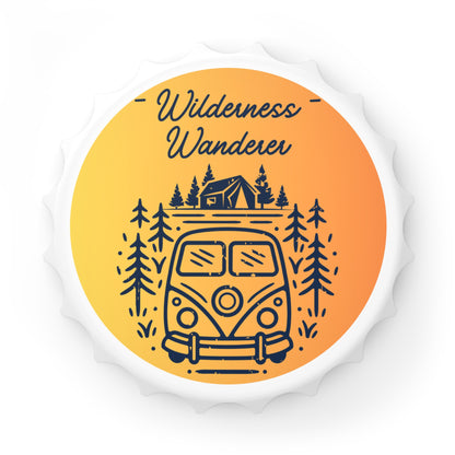 Wilderness Wanderer Bottle Opener Magnet