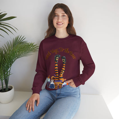 Witch Way To The Boos? Crewneck Sweatshirt