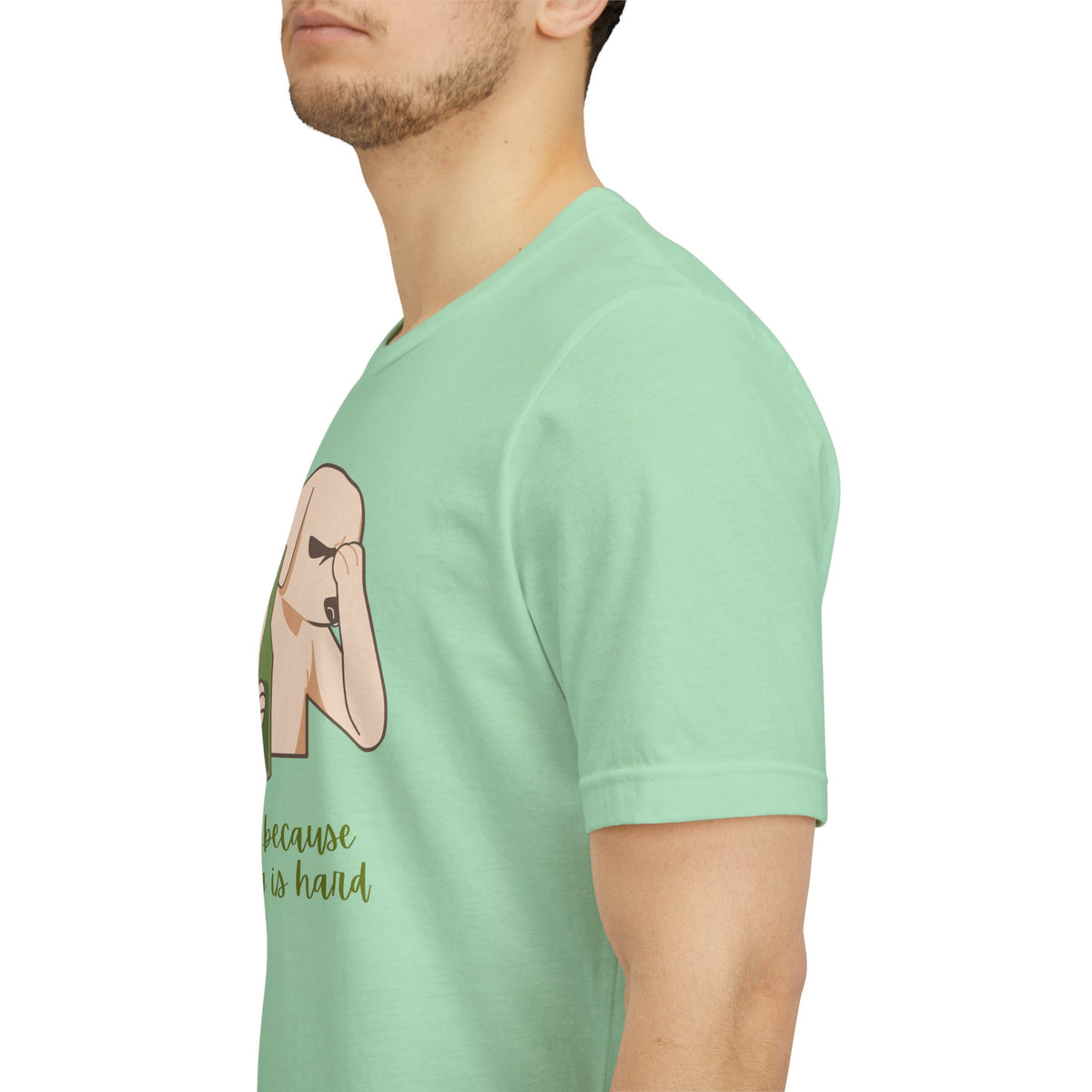 Wine...Because Adulting Is Hard | Unisex Jersey T-Shirt
