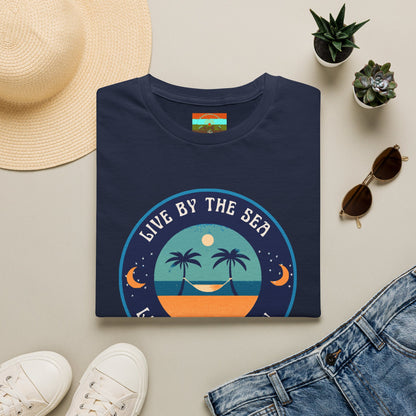 Live By The Sea Love By The Moon | Unisex Soft-style T-Shirt