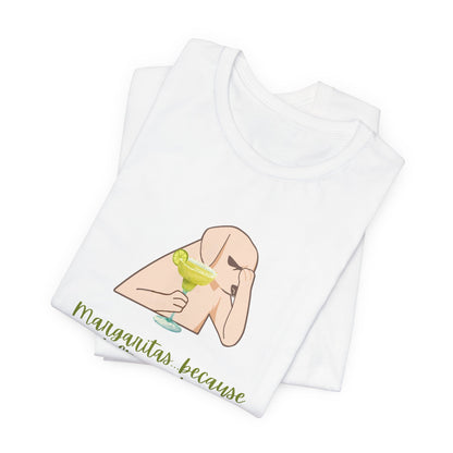 Margaritas...Because Adulting Is Hard | Unisex Jersey T-Shirt