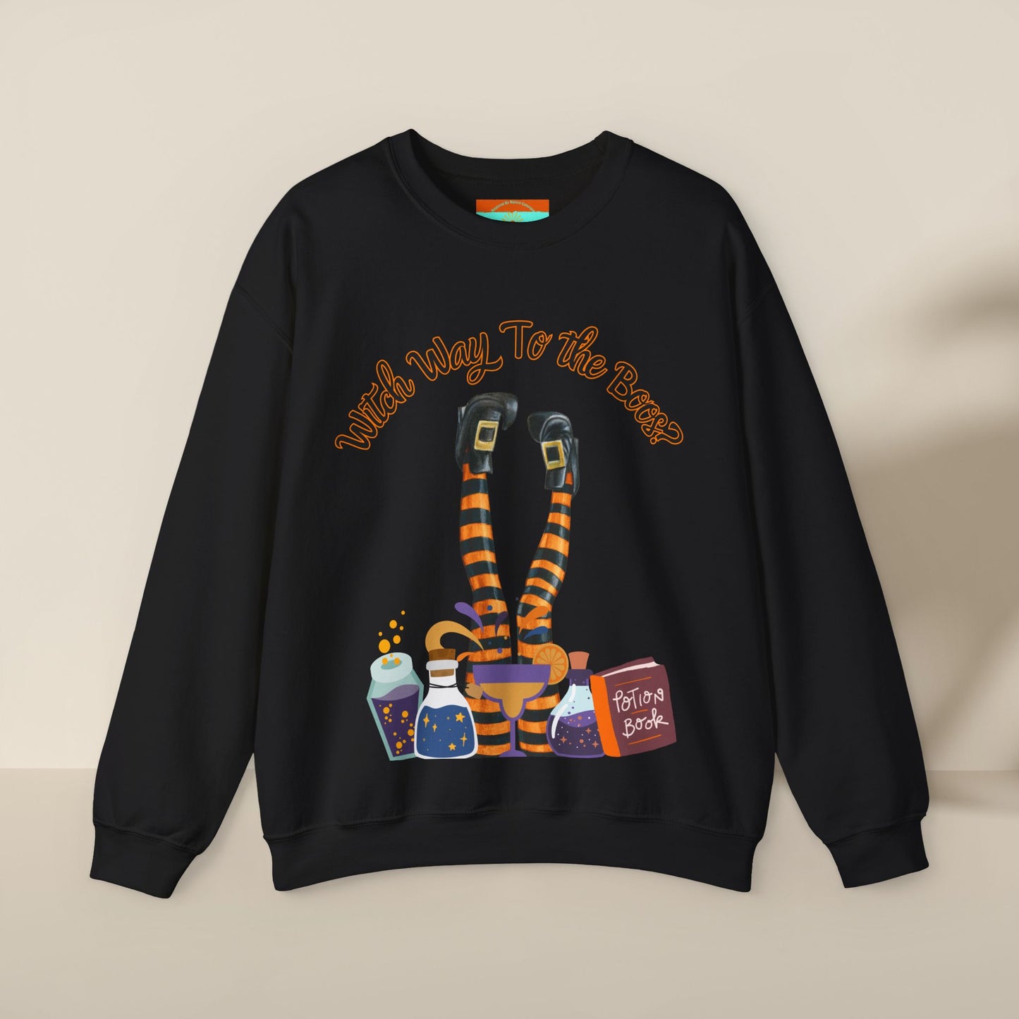 Witch Way To The Boos? Crewneck Sweatshirt