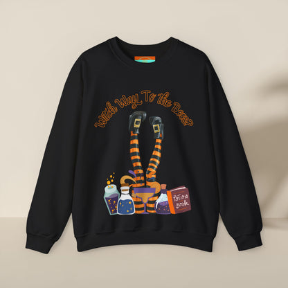 Witch Way To The Boos? Crewneck Sweatshirt