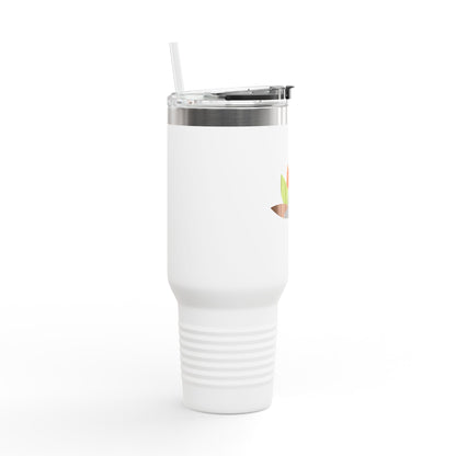 Buddha Lotus 40 oz Insulated Travel Tumbler | Earth | Meditation & Yoga Drinkware