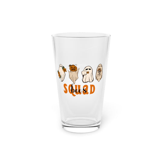 Boos Squad Halloween 16oz Pint Glass
