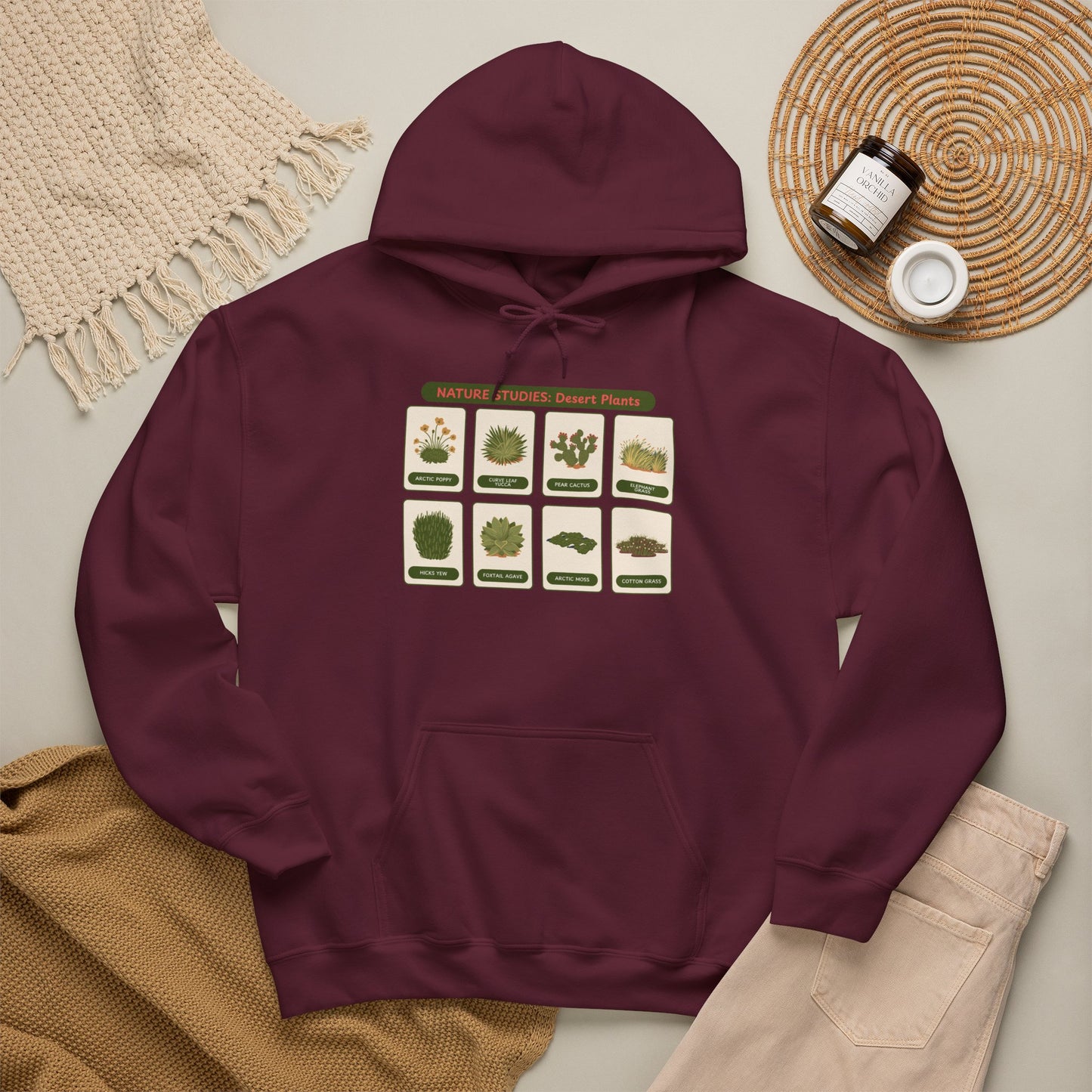 Nature Studies: Desert Plants Hoodie