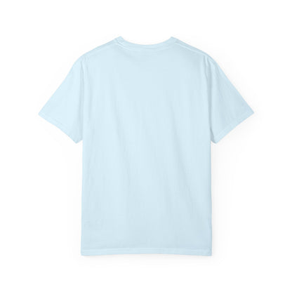CAUTION: May Talk About Football Graphic Tee | Unisex Garment-Dyed T-Shirt