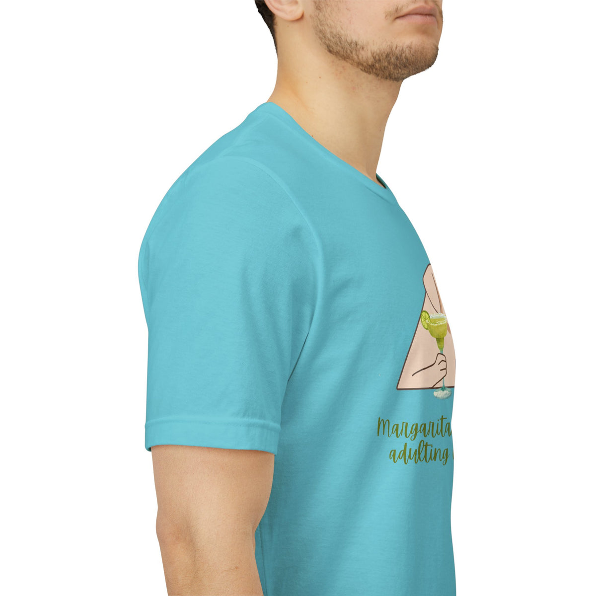 Margaritas...Because Adulting Is Hard | Unisex Jersey T-Shirt
