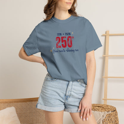 250th Anniversary Tee — "From Sea to Shining Sea" 1776-2026 Celebration T-Shirt