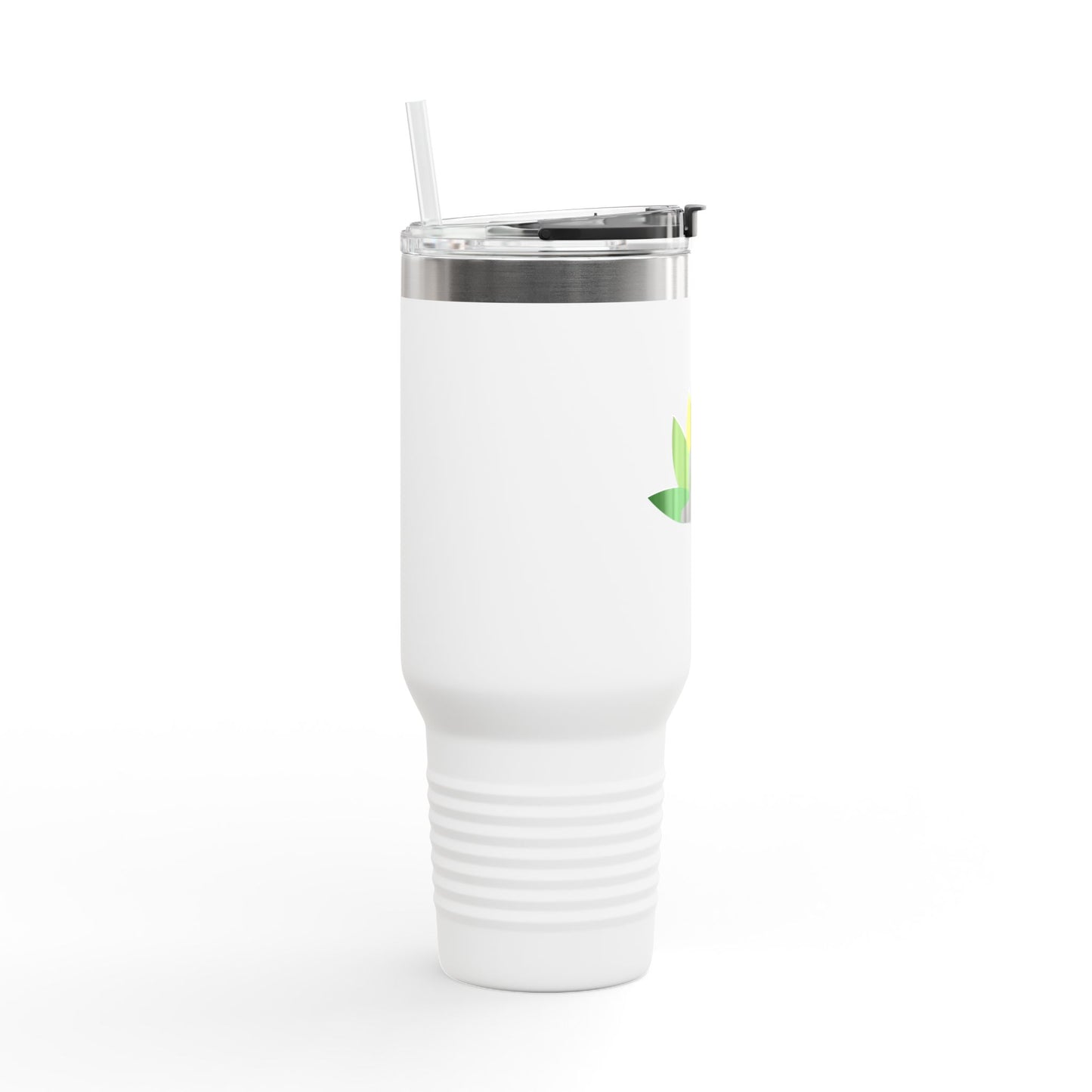 Buddha Lotus 40 oz Insulated Travel Tumbler | Verde | Meditation & Yoga Drinkware