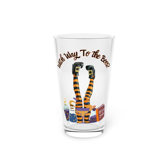 Witch Way To The Boos? 16oz Pint Glass