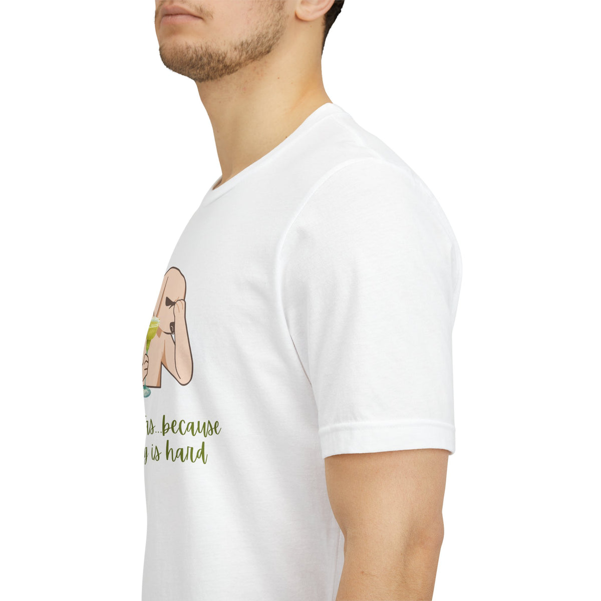 Margaritas...Because Adulting Is Hard | Unisex Jersey T-Shirt