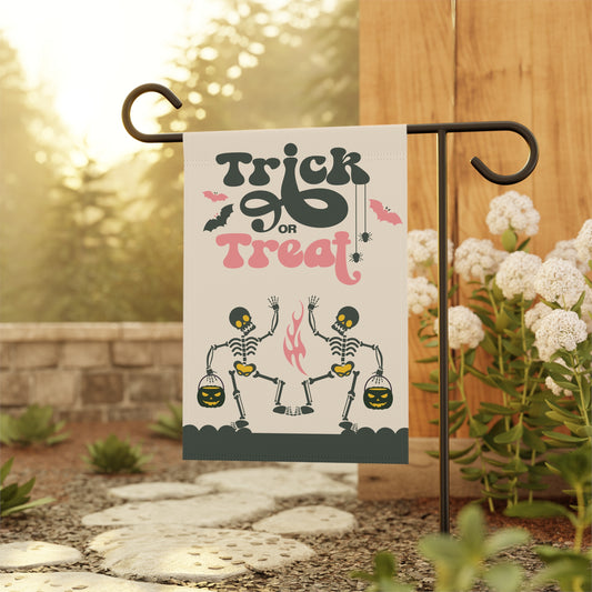 Trick Or Treat Skeletons Garden & House Banner