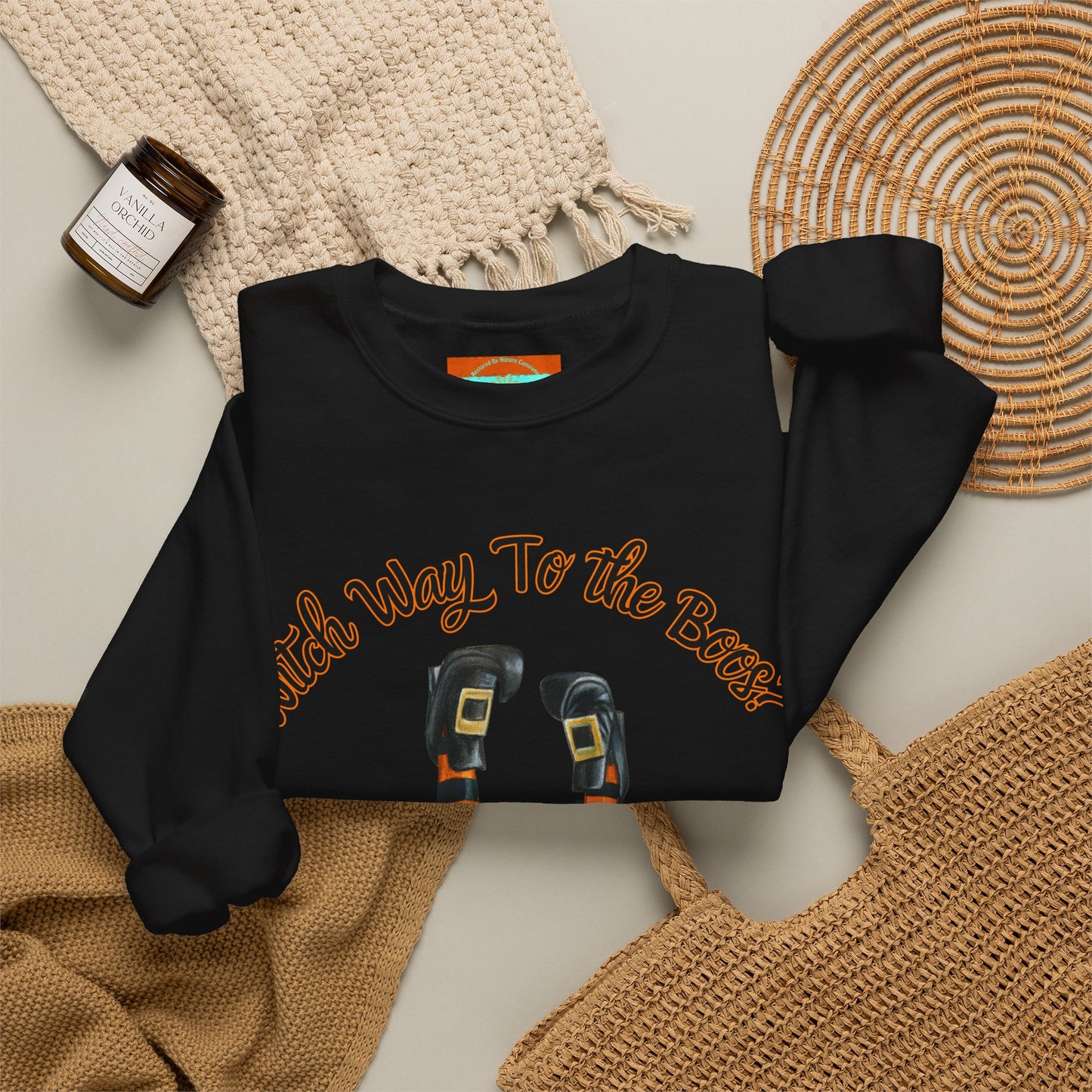Witch Way To The Boos? Crewneck Sweatshirt