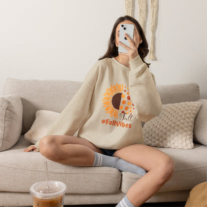 #FallVibes Unisex Heavy Blend Crewneck Sweatshirt
