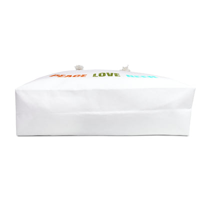 Peace Love Beer Canvas Weekender Bag