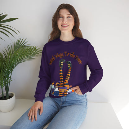 Witch Way To The Boos? Crewneck Sweatshirt