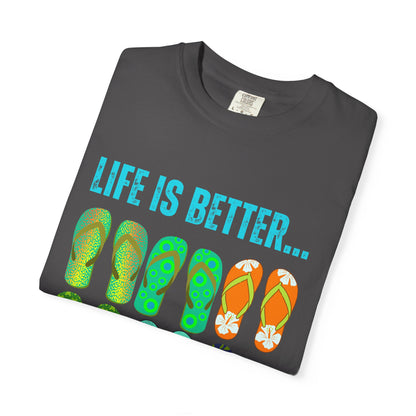 Life Is Better...In Flip Flops Unisex Graphic T-shirt