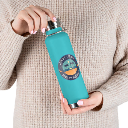 Live By The Sea Love By The Moon | 22oz Copper Insulated Bottle