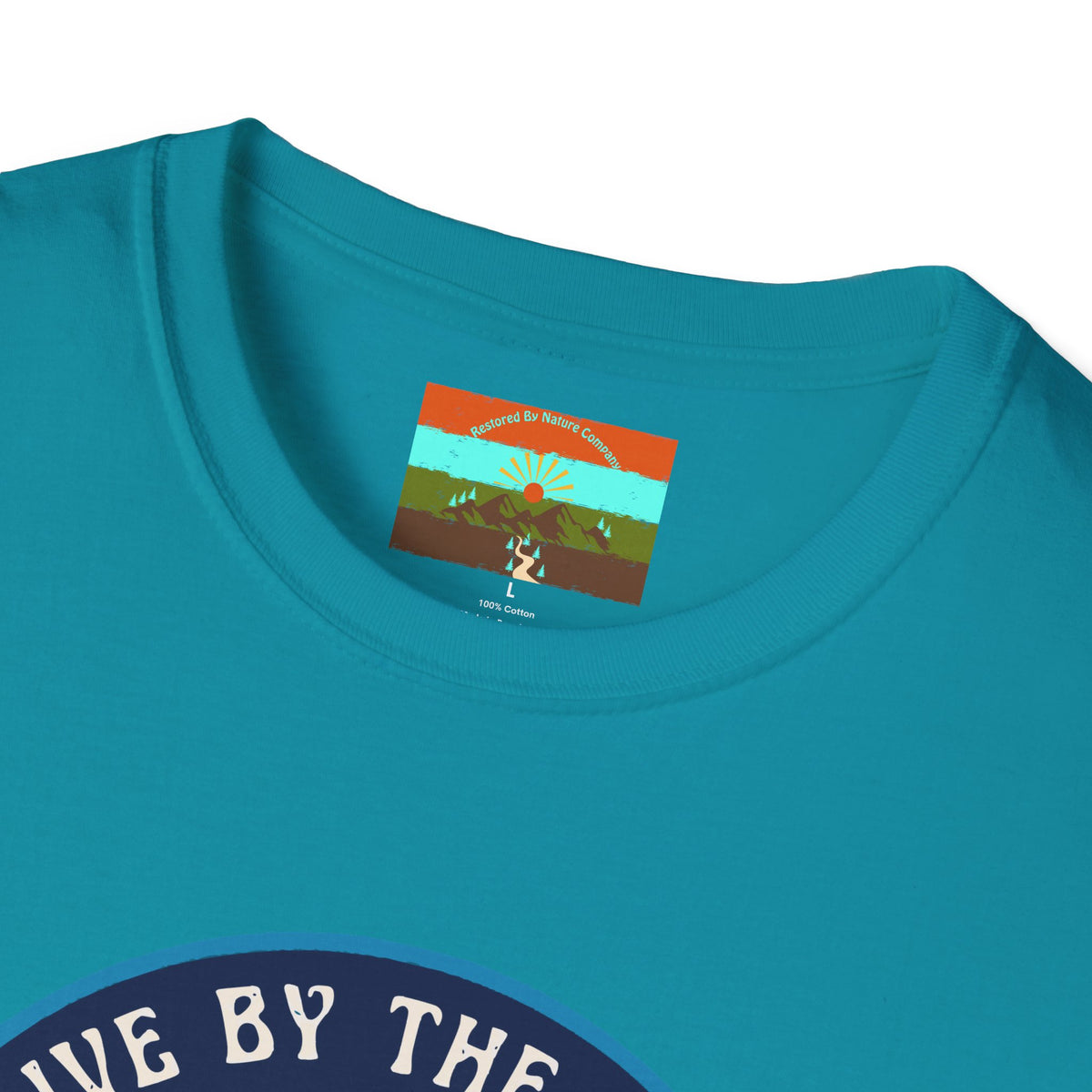 Live By The Sea Love By The Moon | Unisex Soft-style T-Shirt